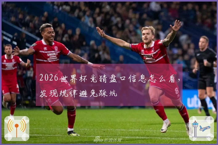 2026世界杯竞猜盘口信息怎么看，发现规律避免踩坑